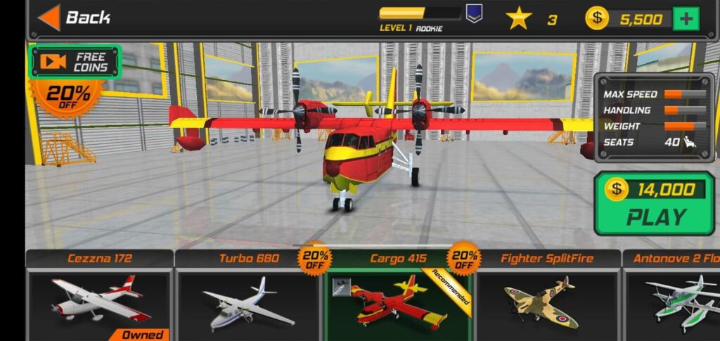 Download Flight Pilot Simulator 3D Free (MOD, Unlimited Coins) 2.11.27 APK  for android